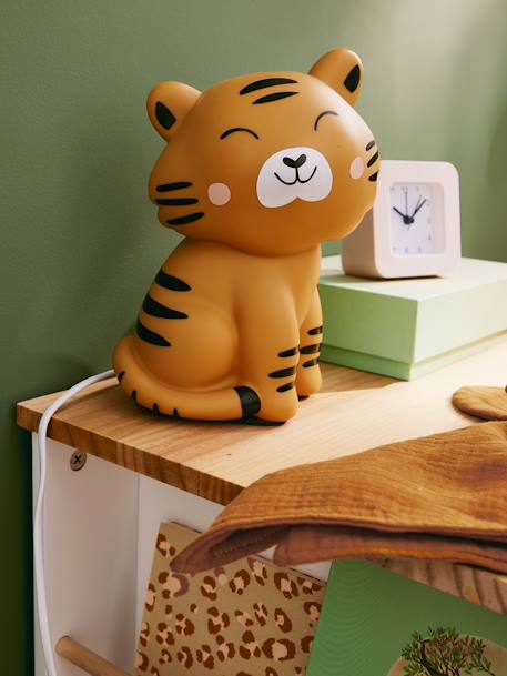 Night Light, Tiger- 'French plug. The adaptor is not included' caramel 