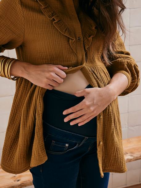 Skinny maternity jeans black+brut denim+stone 