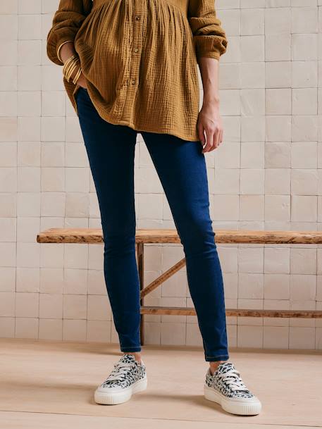 Skinny maternity jeans black+brut denim+stone 