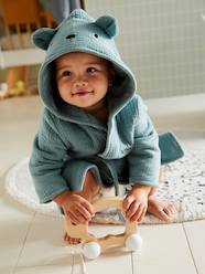 -Animal Dressing Gown in Organic Cotton* Gauze for Babies