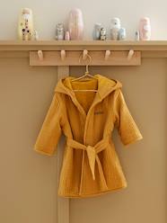 -Animal Dressing Gown in Organic Cotton* Gauze for Babies