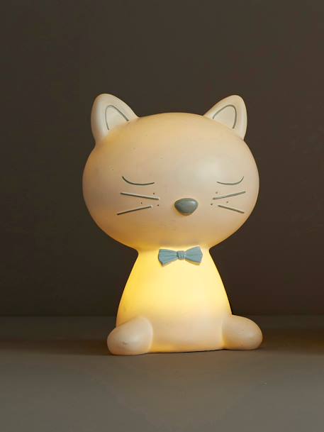 Cat Bedside Lamp BLUE LIGHT SOLID 