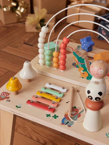 Musical Activity Table in FSC®100% Wood, Happy Animals wood 