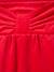 Velvet Shorts with Bow on the Front for Girls red 