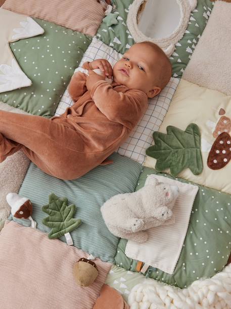 Activity Mat, Life beige+ecru+orange+red 