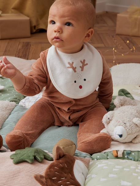 Activity Mat, Life beige+ecru+orange+red 