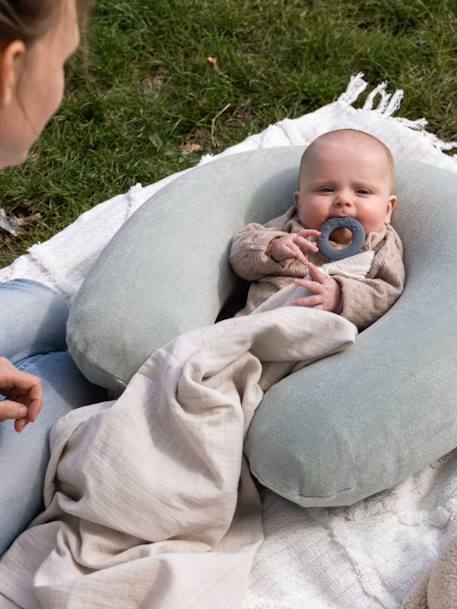 Mom'n play nursing cape beige+green 