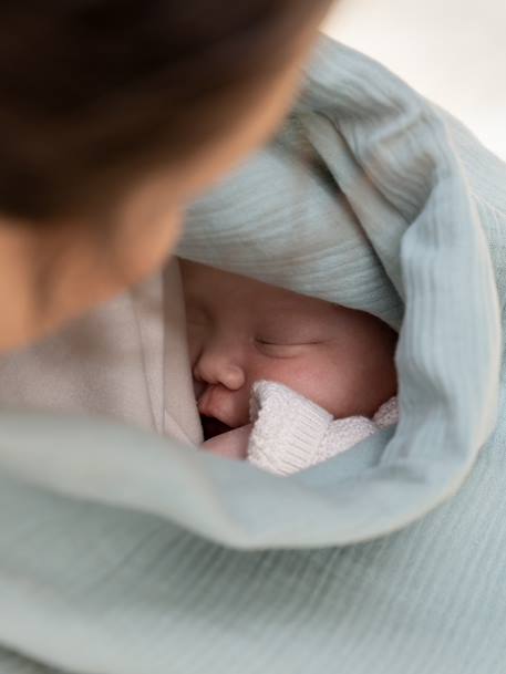 Mom'n play nursing cape beige+green 