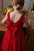Christmas Special Dress in Velour & Sparkling Tulle for Girls emerald green+red 