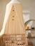 Bed Canopy in Cotton Gauze, EAU DE ROSE Theme cinnamon+Light Pink+sage green+sand beige 