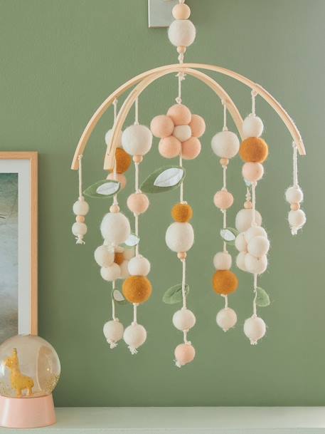 Hanging Felt Decoration beige 