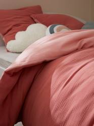 Bedding & Decor-Child's Bedding-Two-Tone Duvet Cover + Pillowcase Set in Cotton Gauze for Children 