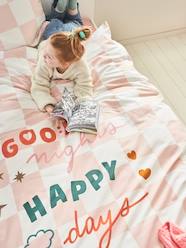 Bedding & Decor-Child's Bedding-Duvet Covers-Duvet Cover + Pillowcase Set for Children, with Recycled Cotton Content, Damier Good Vibes