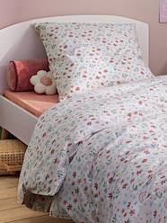 Essentials Duvet Cover + Pillowcase Set, Rainbow Flowers