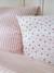 Reversible Duvet Cover + Pillowcase Essentials Set in Recycled Cotton, Flowers & Stripes printed pink 