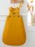 Sleeveless Baby Sleep Bag in Organic* Cotton Gauze, BABY TIGER Theme Yellow/Print 