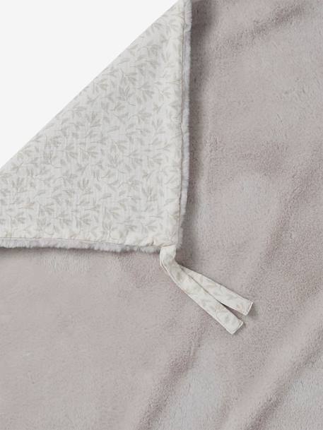 Reversible pram blanket HYGGE printed beige 