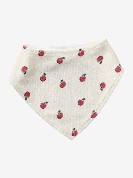 Set of 3 Bandana Bibs in Towelling grey blue+set pink 