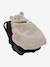 Transformable Baby Nest in Plush Fabric, Bear Beige+ecru+khaki+mouse grey+printed beige+printed pink 