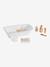 Bathtub Accessories Set  in FSC® Wood for Dolls white 