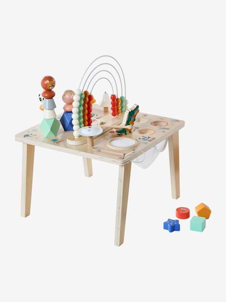 Musical Activity Table in FSC®100% Wood, Happy Animals wood 