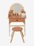 Dressing table + stool with FSC100® wooden accessories caramel 
