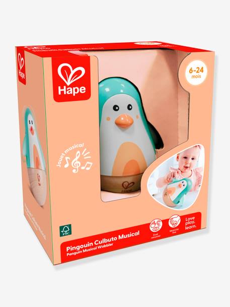 Penguin Musical Wobbler, by HAPE turquoise 