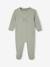Pack of 3 Basics sleepsuits green 