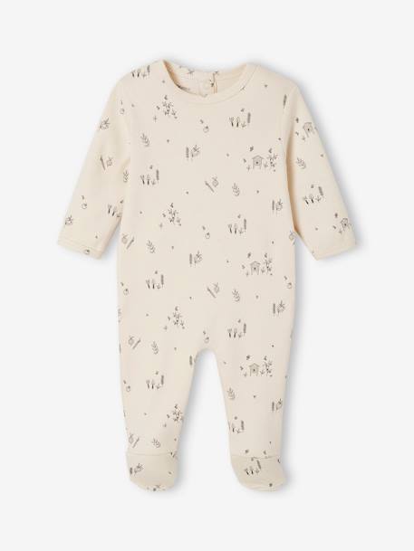 Pack of 3 Basics sleepsuits green 
