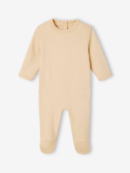Pack of 3 Basics sleepsuits green 
