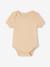 Pack of 3 short-sleeved Safari bodysuits camel 
