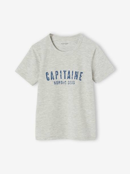 Pack of 3 'Whale' short-sleeved t-shirts for boys ocean blue 