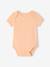 5 pack of short-sleeved baby bodysuits set white 