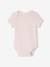 5 pack of short-sleeved baby bodysuits set white 
