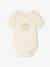 Pack of 3 short-sleeved Safari bodysuits camel 