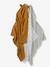 Pack of 3 Cotton Gauze Muslin Squares, SAVANA multicoloured 