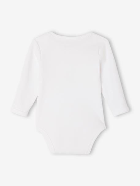 3 pack long-sleeved cherry bodysuits pale pink 