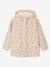 Printed hooded raincoat for girls multicoloured+navy blue+vanilla 