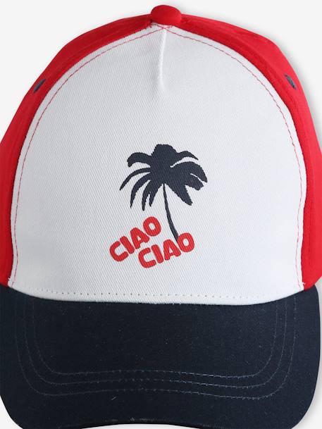 Printed Cap for Boys red 