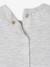Long Sleeve Top with Message, for Babies marl grey+White 