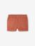 Twill Shorts with Elasticated Waistband, for Baby Boys cappuccino+terracotta 