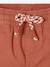 Twill Shorts with Elasticated Waistband, for Baby Boys cappuccino+terracotta 
