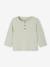 Pack of 2 Long-Sleeved Grandad-Style T-Shirts for Babies, Basics grey green 