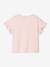 Organic Cotton T-Shirt with Message, for Babies pale pink 