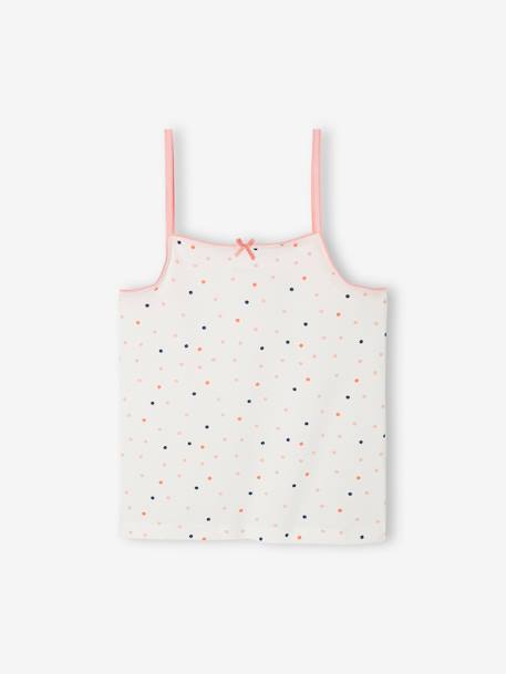 Pack of 3 Fancy Vests for Girls pale pink 