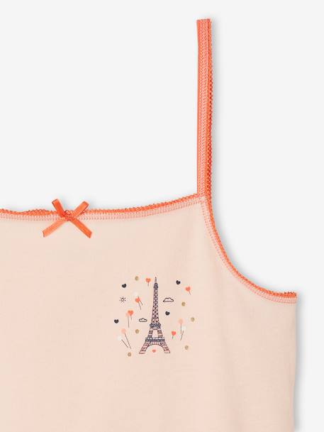 Pack of 3 Fancy Vests for Girls pale pink 