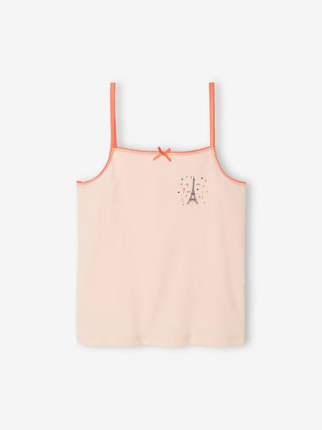 Pack of 3 Fancy Vests for Girls pale pink 