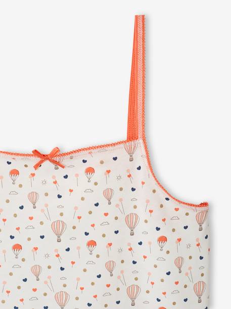 Pack of 3 Fancy Vests for Girls pale pink 