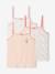 Pack of 3 Fancy Vests for Girls pale pink 
