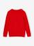 Knitted jumper for boys red 